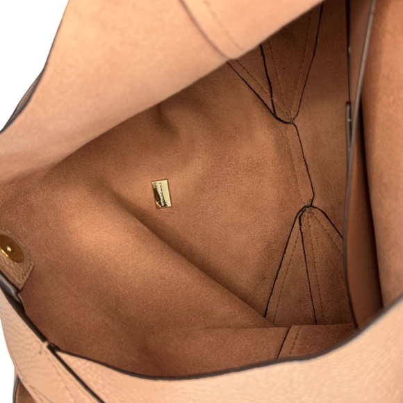 Michael Kors Medium Junie Leather Hobo Bag - Blush - Picture 8 of 13